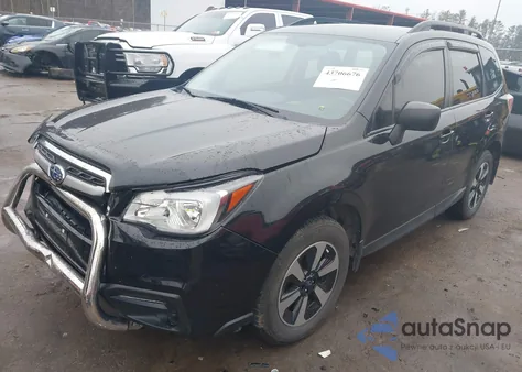 2018 Subaru Forester 2.5I z USA, uszkodzony, nr VIN JF2SJABC6JH591409